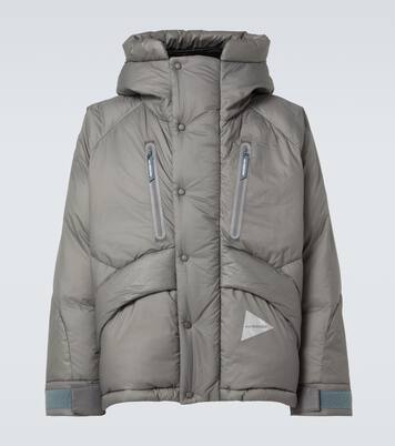 Logo puffer jacket | And Wander