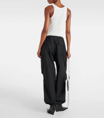 Cotton-blend wide-leg pants | Acne Studios
