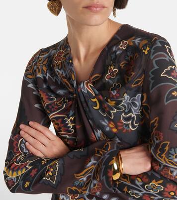 فستان قصير بطبعات | Etro