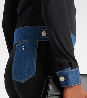 Jacke mit Denim | Coperni