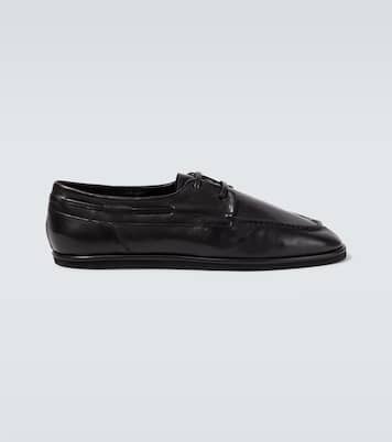 Segelschuhe aus Leder | Auralee