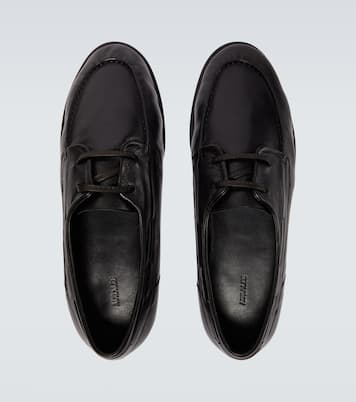 Segelschuhe aus Leder | Auralee