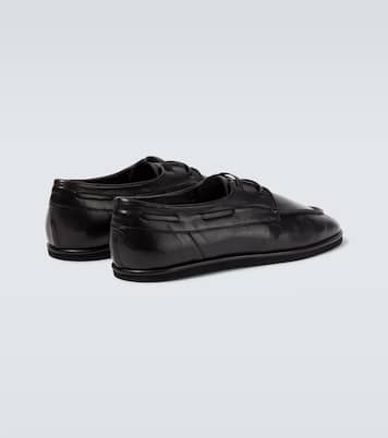 Segelschuhe aus Leder | Auralee