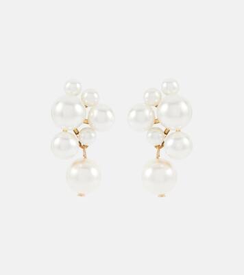Perlita faux pearl earrings | Jennifer Behr