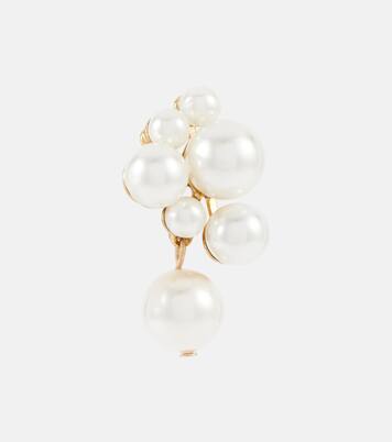Perlita faux pearl earrings | Jennifer Behr