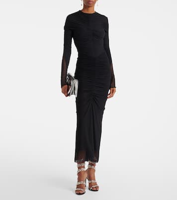 Verzierte Sandalen 105 aus Satin | Rene Caovilla