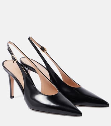 Slingback-Pumps Robbie 85 aus Leder | Gianvito Rossi