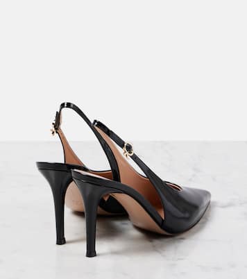 Slingback-Pumps Robbie 85 aus Leder | Gianvito Rossi