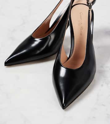 Slingback-Pumps Robbie 85 aus Leder | Gianvito Rossi