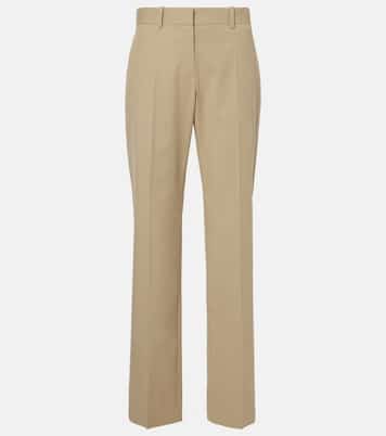 Selvie cotton straight pants | The Row