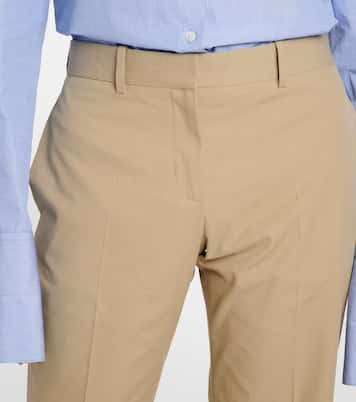 Selvie cotton straight pants | The Row