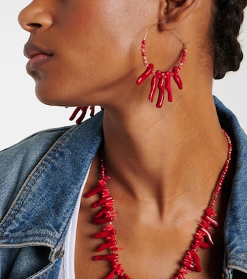 Jolana embellished hoop earrings | Isabel Marant