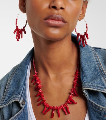 Jolana embellished hoop earrings | Isabel Marant