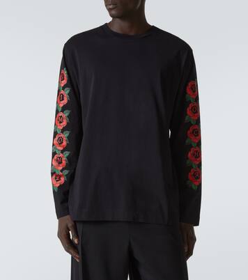 Bedrucktes Longsleeve aus Baumwoll-Jersey | Simone Rocha