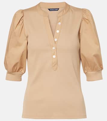 Top aus einem Baumwollgemisch | Veronica Beard