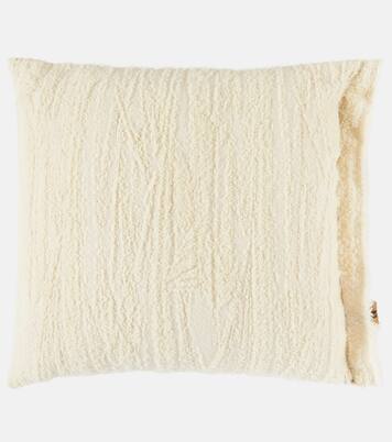Biplex wool and cotton-blend cushion | The House of Lyria