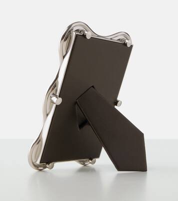 Ripple platinum-plated picture frame | L'Objet