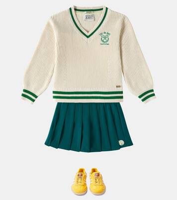 Embroidered cotton sweater | Scotch & Soda Kids