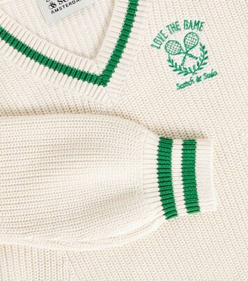 Embroidered cotton sweater | Scotch & Soda Kids