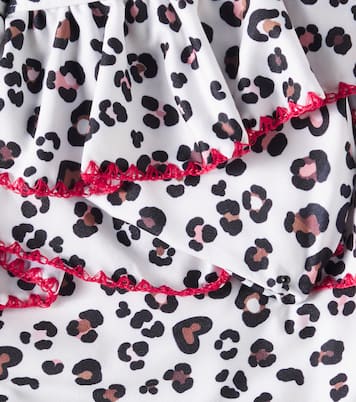 Ruffled leopard-print bikini | Monnalisa