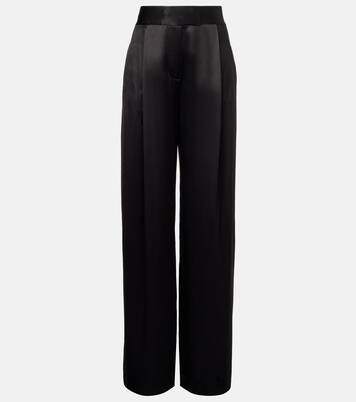High-rise silk wide-leg pants | The Sei