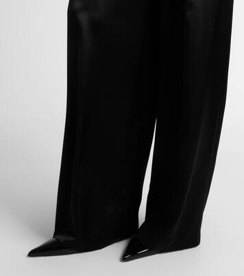 High-rise silk wide-leg pants | The Sei