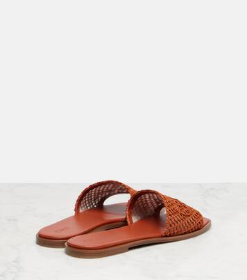 Chloé Soleil embroidered slides | Chloé
