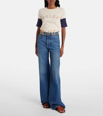 Chloé Soleil embroidered slides | Chloé