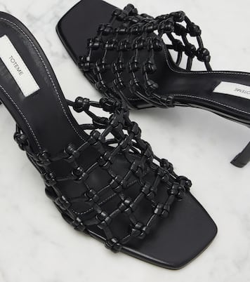 Woven leather sandals | Toteme