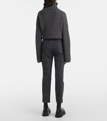 Gerade Hose Coleman aus Veloursleder | Joseph