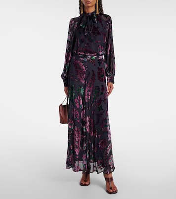 Printed tie-neck blouse | Etro