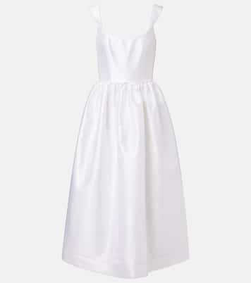 Robe midi Apple en coton et soie | Markarian