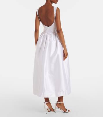 Robe midi Apple en coton et soie | Markarian