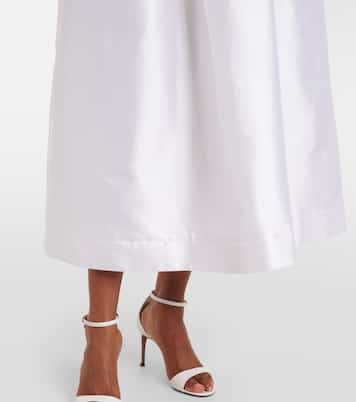 Robe midi Apple en coton et soie | Markarian