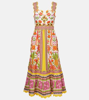 Maxikleid aus einem Leinengemisch | Farm Rio