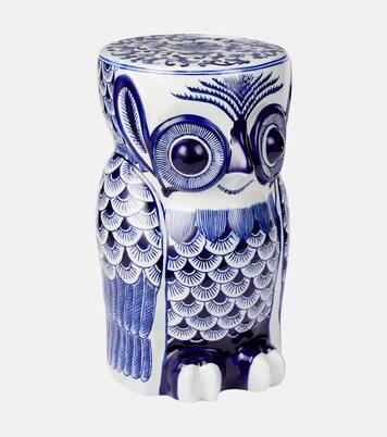 Flower Owl porcelain side table | Polspotten