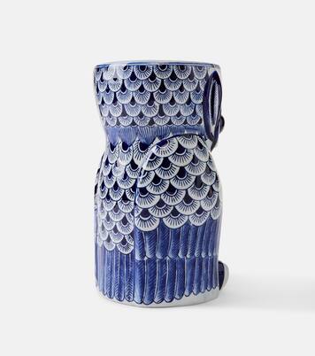Flower Owl porcelain side table | Polspotten