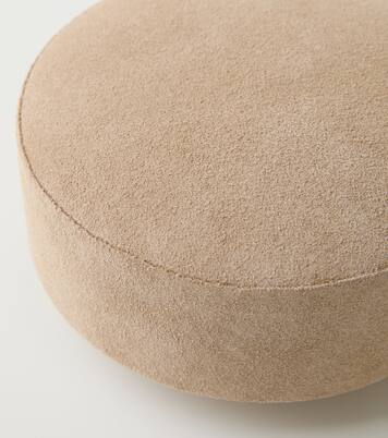 Pastille suede and wooden box | Michaël Verheyden