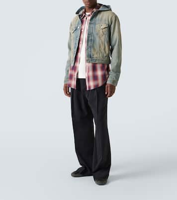 Hooded denim jacket | Acne Studios