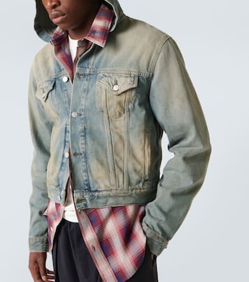 Hooded denim jacket | Acne Studios