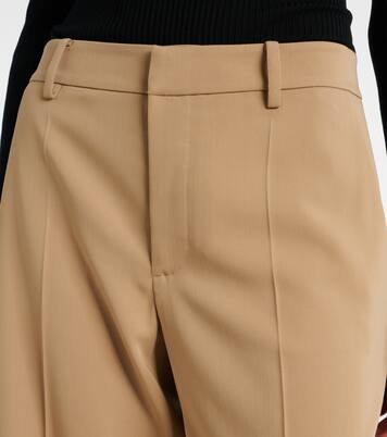 Weite Low-Rise-Hose Corrine aus Wolle | Ralph Lauren Collection