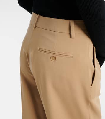 Weite Low-Rise-Hose Corrine aus Wolle | Ralph Lauren Collection
