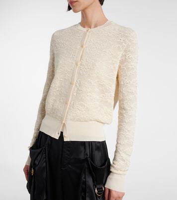 Set of cotton and silk tank top and cardigan | Chloé