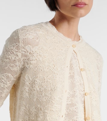 Set of cotton and silk tank top and cardigan | Chloé