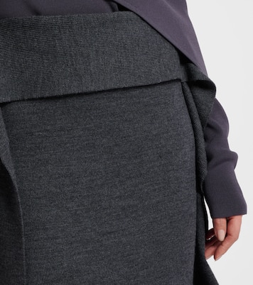 Tier wool maxi skirt | Entire Studios