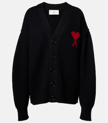 Cardigan Ami de Cœur aus Schurwolle  | Ami Paris
