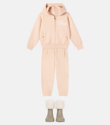 Jogginghose aus Baumwolle und Wolle | Chloé Kids