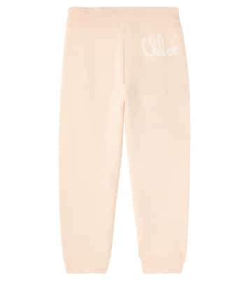 Jogginghose aus Baumwolle und Wolle | Chloé Kids