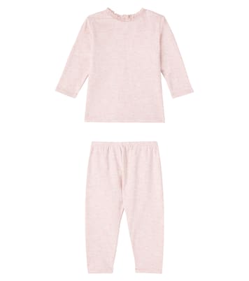 Baby Genna set of cotton T-shirt and pants | Bonpoint