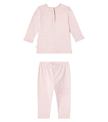 Baby Genna set of cotton T-shirt and pants | Bonpoint